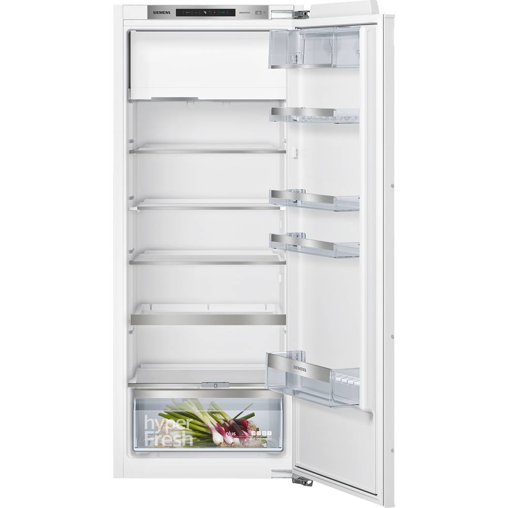 KI52LADE0 iQ500, Einbau-Kühlschrank mit Gefrierfach, 140 x 56 cm, Flachscharnier mit Softeinzug
